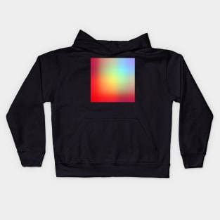 Rainbow Blur Right Angled Kids Hoodie